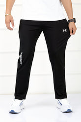 Undr Armr Premium Slim Fit Sportswear Trouser In Black